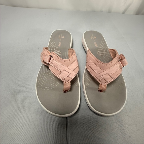 Cloudsteppers by Clarks Pink and Gray Casual Sandals - Picture 8 of 9